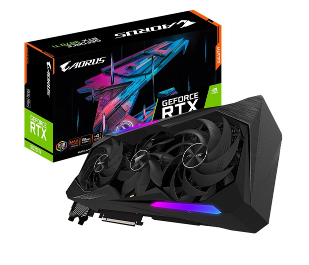 Gigabyte GeForce RTX 3070 Ti AORUS MASTER LHR 8GB GDDRX6 - 659844 - zdjęcie 9